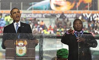 South Africa Obama Mandela