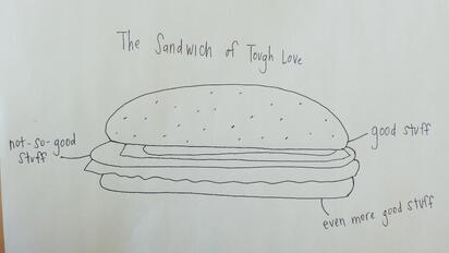 sandwich of criticism